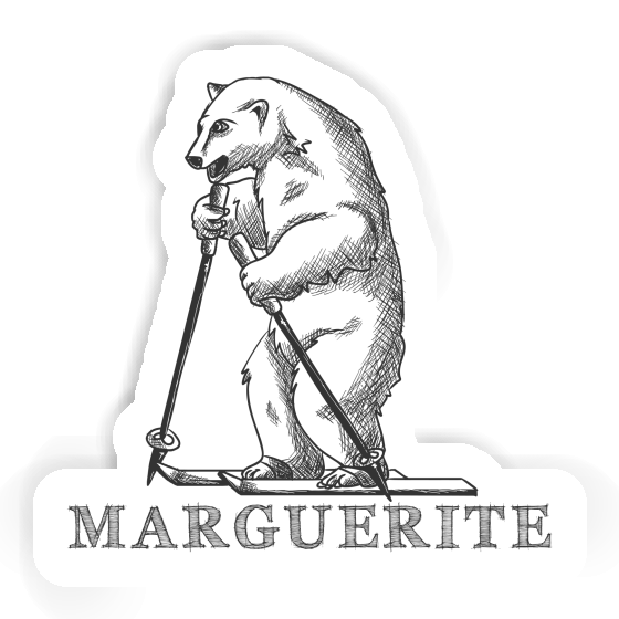 Skieur Autocollant Marguerite Gift package Image