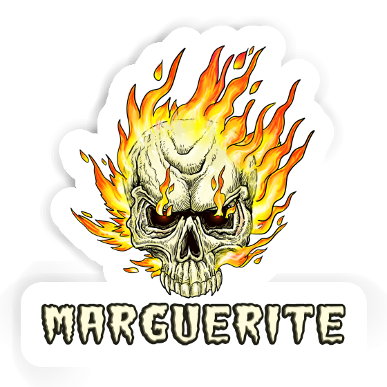 Marguerite Sticker Skull Laptop Marguerite Sticker Skull Laptop Image