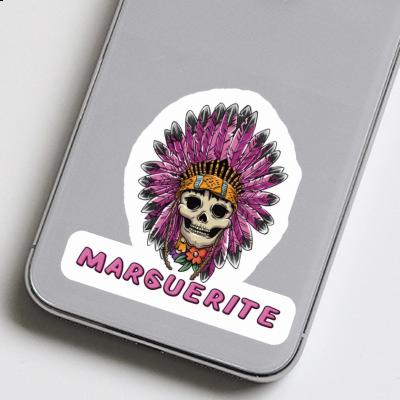Aufkleber Marguerite Frauen Totenkopf Notebook Aufkleber Marguerite Frauen Totenkopf Gift package Image