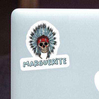 Indian Skull Sticker Marguerite Indian Skull Sticker Marguerite Image