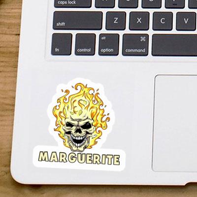Skull Sticker Marguerite Laptop Skull Sticker Marguerite Laptop Image