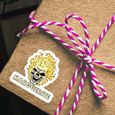Skull Sticker Marguerite Notebook Skull Sticker Marguerite Gift package Image