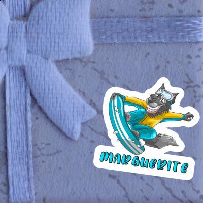 Sticker Marguerite Snowboarder Laptop Sticker Marguerite Snowboarder Laptop Image