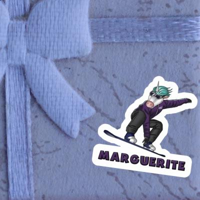 Marguerite Autocollant Snowboardeuse Marguerite Autocollant Snowboardeuse Image