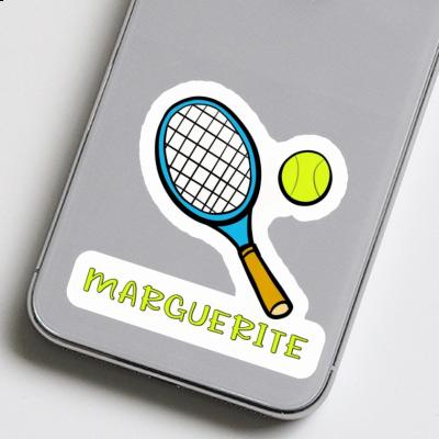 Sticker Tennis Racket Marguerite Sticker Tennis Racket Marguerite Image