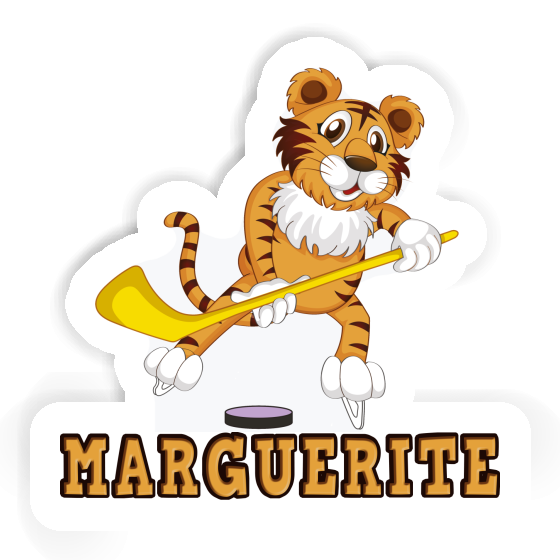 Marguerite Autocollant Joueur de hockey sur glace Notebook Image