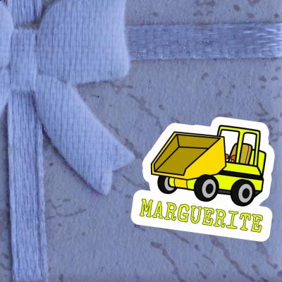 Front Tipper Sticker Marguerite Laptop Image