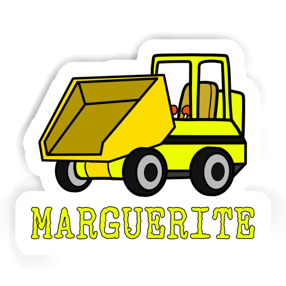 Front Tipper Sticker Marguerite Notebook Image