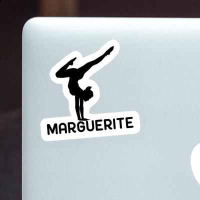 Sticker Yoga Woman Marguerite Laptop Sticker Yoga Woman Marguerite Laptop Image