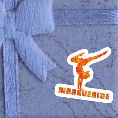 Yoga Woman Sticker Marguerite Notebook Image