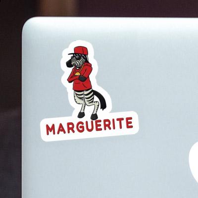 Zebra Sticker Marguerite Notebook Image