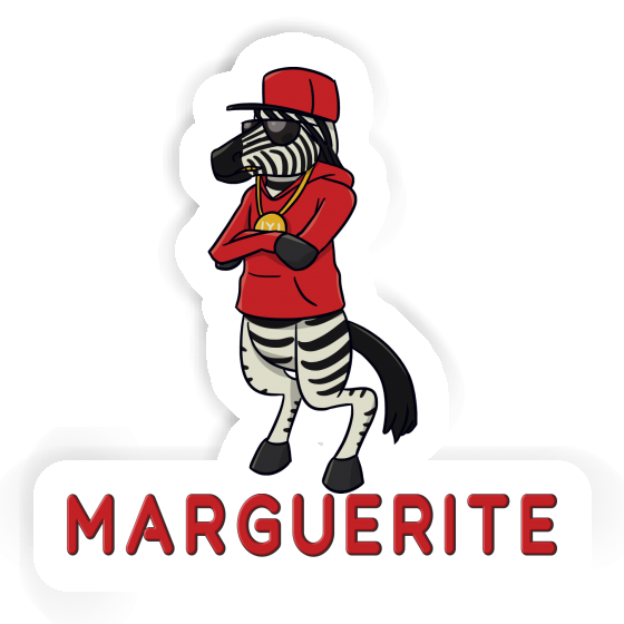 Zebra Sticker Marguerite Laptop Image