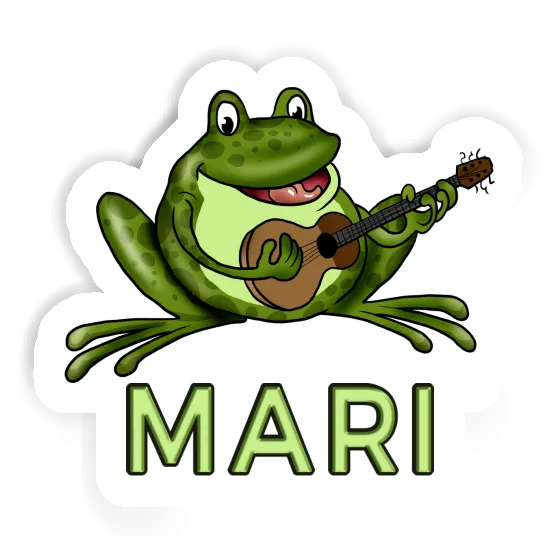 Hamburger Frog - Frog - Sticker