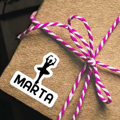 Sticker Ballerina Marta Laptop Image