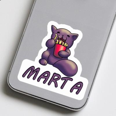 Chat-frites Autocollant Marta Gift package Image