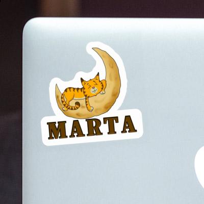 Marta Autocollant Chat Laptop Image