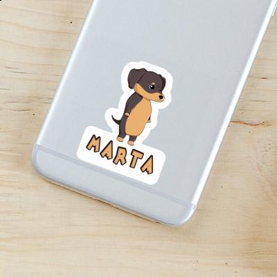 Aufkleber Dackel Marta Gift package Image