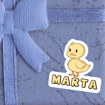Ente Aufkleber Marta Notebook Image
