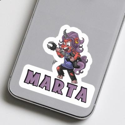 Sticker Rocking Unicorn Marta Notebook Image
