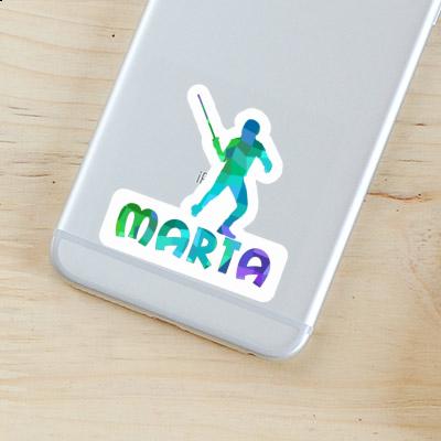Sticker Marta Fencer Laptop Image