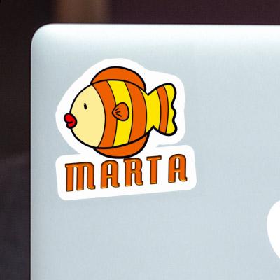 Poisson Autocollant Marta Notebook Image