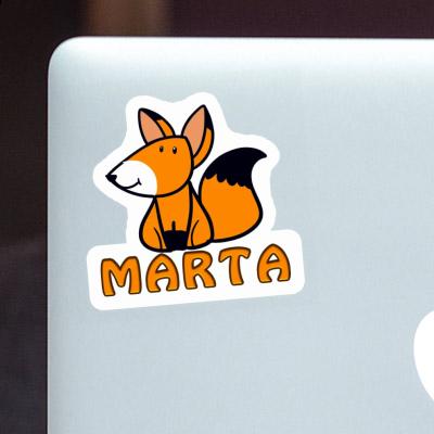 Marta Autocollant Renard Gift package Image