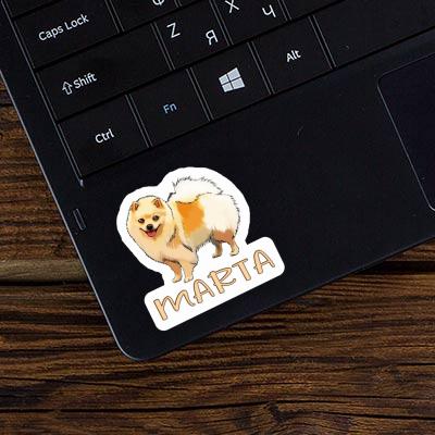 Sticker Marta German Spitz Laptop Image