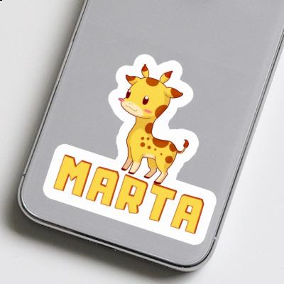 Autocollant Marta Girafe Gift package Image