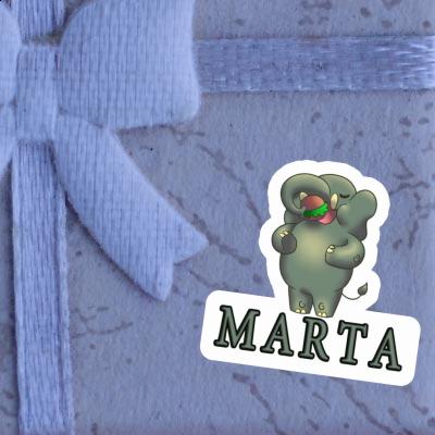 Elephant Sticker Marta Laptop Image