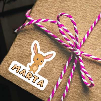 Sticker Rabbit Marta Notebook Image