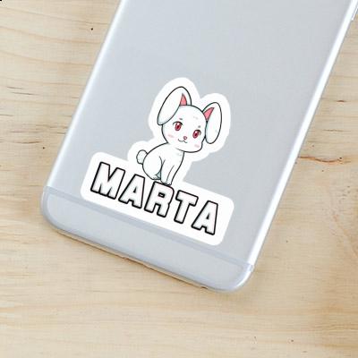 Marta Sticker Hare Notebook Image