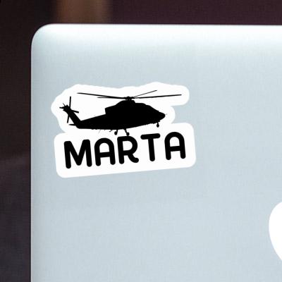 Marta Aufkleber Hubschrauber Notebook Image