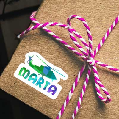 Marta Sticker Helicopter Laptop Image