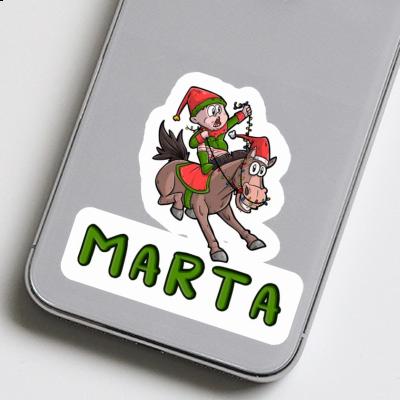 Marta Autocollant Cheval Notebook Image
