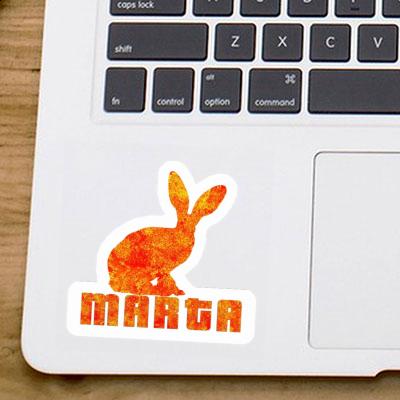 Autocollant Lapin Marta Laptop Image