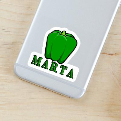 Autocollant Poivron Marta Notebook Image