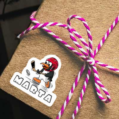 Aufkleber Eishockey-Pinguin Marta Gift package Image