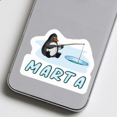 Marta Sticker Fisherman Laptop Image