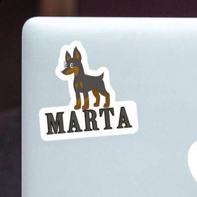 Sticker Pinscher Marta Laptop Sticker Pinscher Marta Laptop Image
