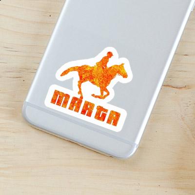 Sticker Reiterin Marta Laptop Image