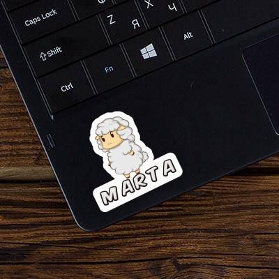 Marta Sticker Sheep Notebook Image