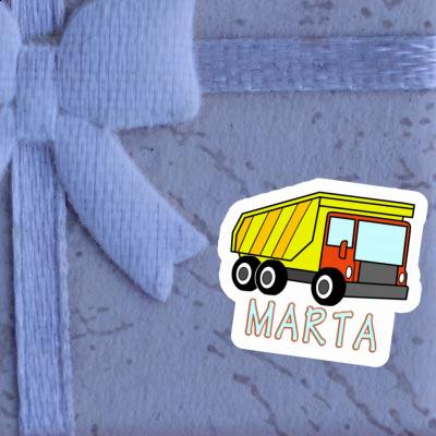 Marta Autocollant Tombereau Laptop Image