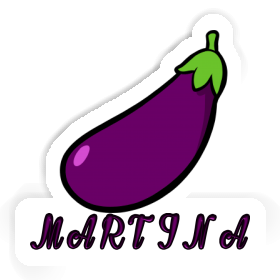 Martina Sticker Aubergine Image