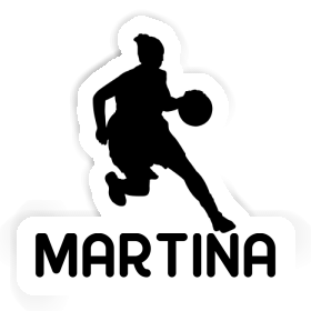 Sticker Martina Basketball Player Image