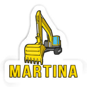 Excavator Sticker Martina Image