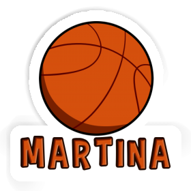 Autocollant Basket-ball Martina Image