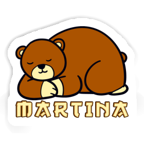 Martina Sticker Bear Image