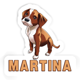 Sticker Boxer Dog Martina Image