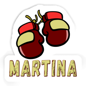 Martina Sticker Boxing Glove Image