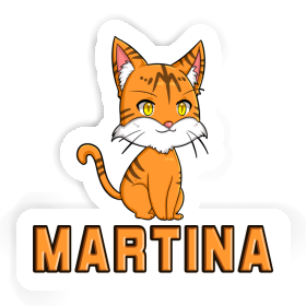 Martina Autocollant Chat Image